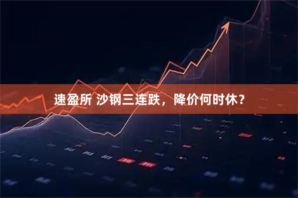 速盈所 沙钢三连跌，降价何时休？